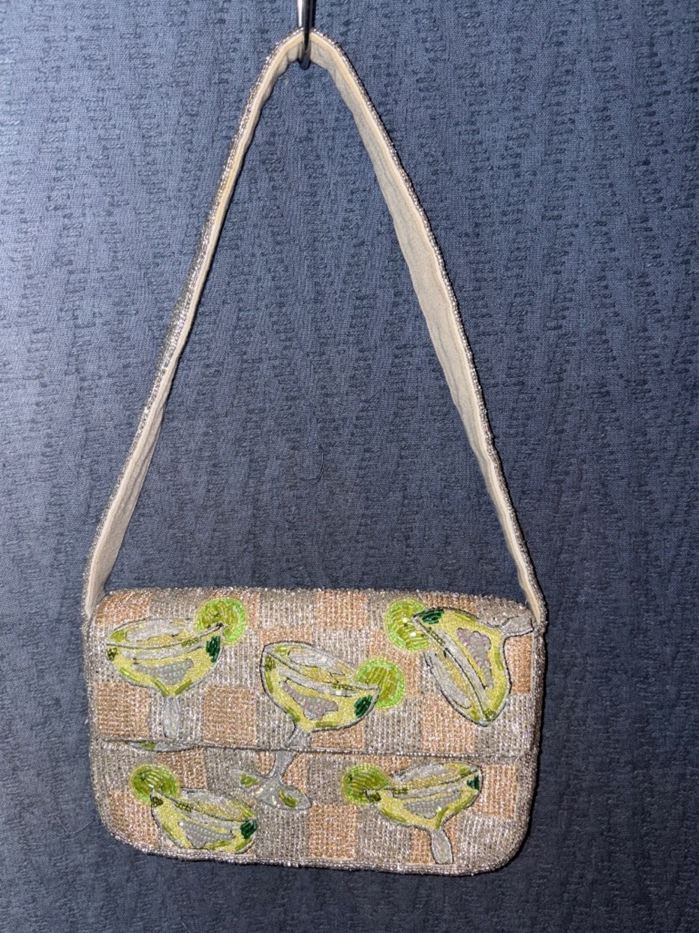 Anthropologie Fiona Beaded Bag:  Food and Drink Edition: Margarita